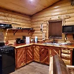 Christmas Cozy Log Cabin On The Lake