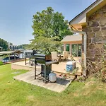 Peaceful Hot Springs Home Deck With Water Views!