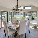 Peaceful Hot Springs Home Deck With Water Views!