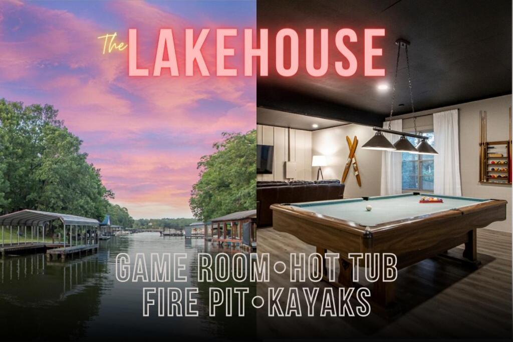 Lakefront, Game Room, Hot Tub, Fire Pit *
