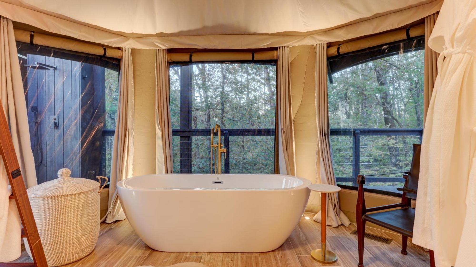 The Covery The Wren House A Luxury African Tent Retreat On Stocked Bass Pond *