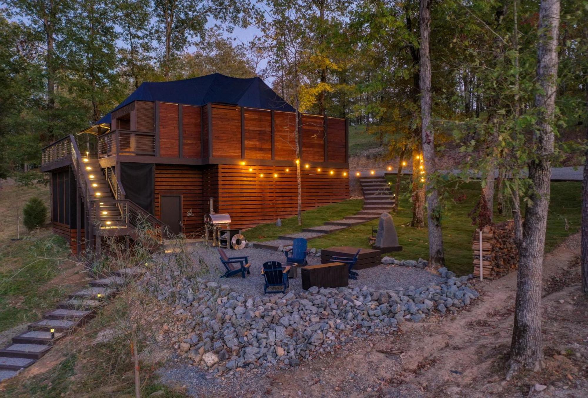 Luxury tent The Covey Bluebird House A Luxury African Tent Retreat On Stocked Bass Pond *