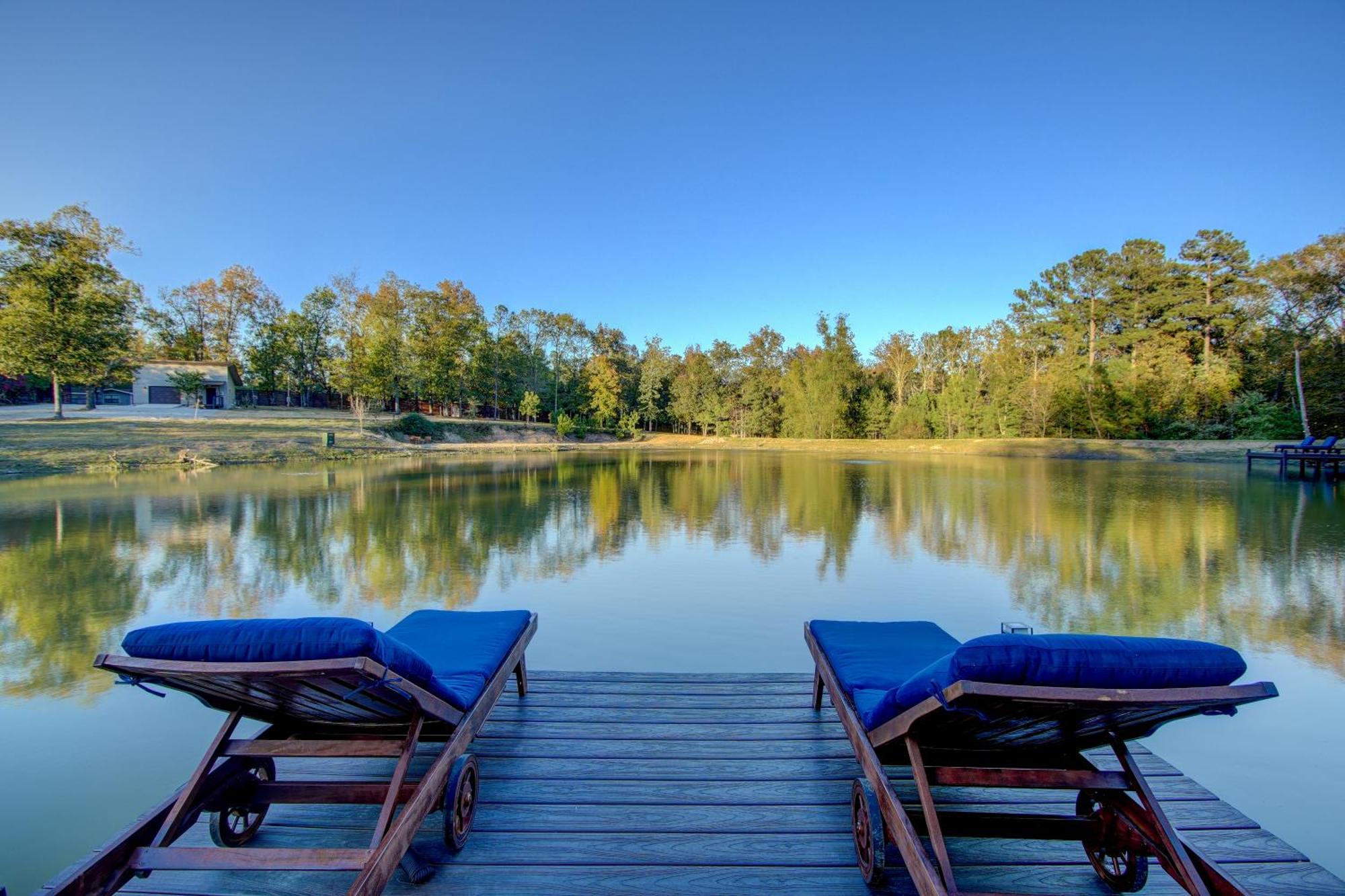 The Covey Bluebird House A Luxury African Tent Retreat On Stocked Bass Pond Luxury tent Hot Springs